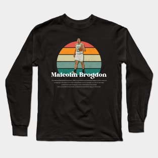 Malcolm Brogdon Vintage v1 Long Sleeve T-Shirt